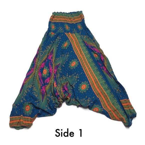 Pants - Celestial Heart Print Harem Pant or Jumpsuit